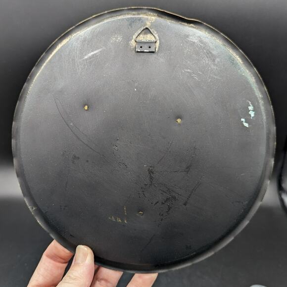 Israel Souvenir Plate The judgement of Solomon enameled plate Vintage Grandma - Picture 2 of 8